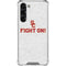 University of Southern California USC Fight On Grey Galaxy S24 FE Clear Case